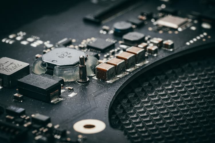 Circuit board close-up